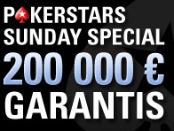 Dotation du Pokerstars Sunday Special double