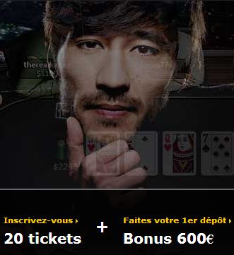 Nouveau bonus poker de 600€ sur Bwin.fr
