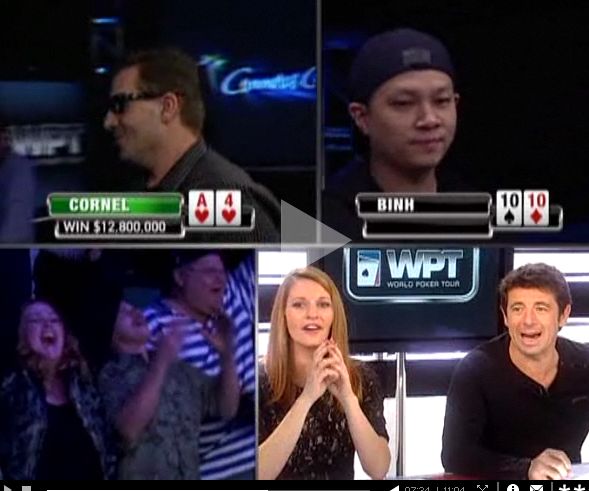 Tournois de poker sur Canal plus avec Bruel