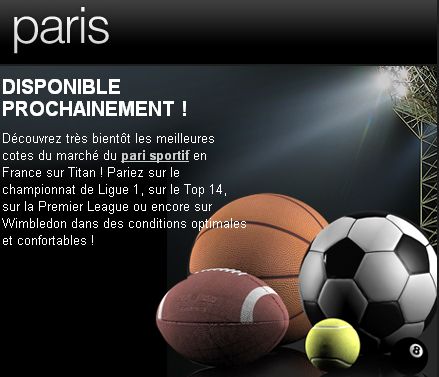 Titanbet est legal en France en pari sportif