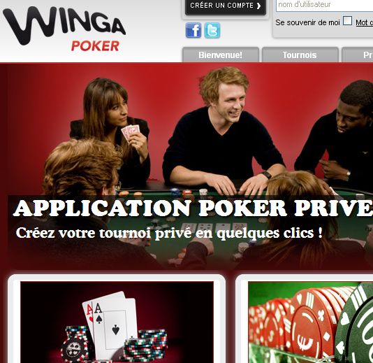 Winga Poker, avant le depart