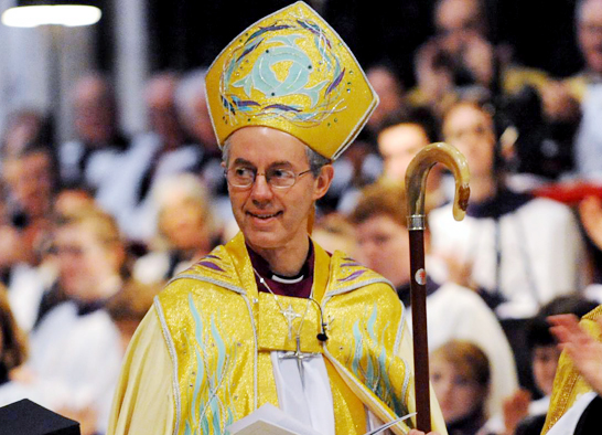 Des pasteurs ont parie sur Justin Welby