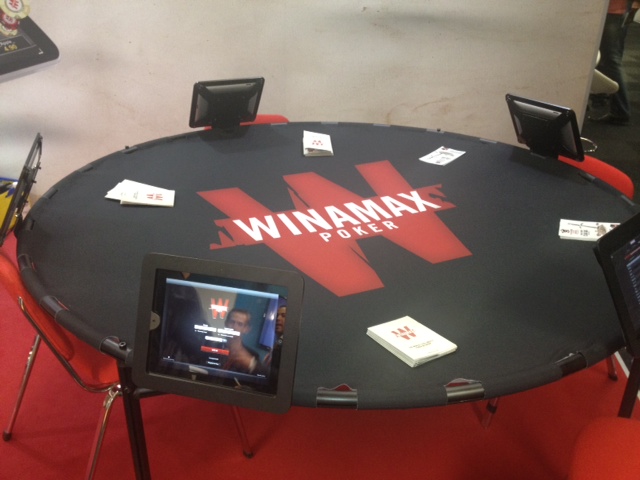 Table Winamax avec Ipad