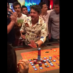 Joueur de roulette du Casino Conrad en Uruguay