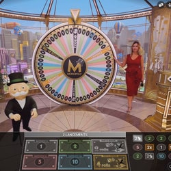 Monopoly Live est un jeu de monopoly en ligne d'Evolution Gaming